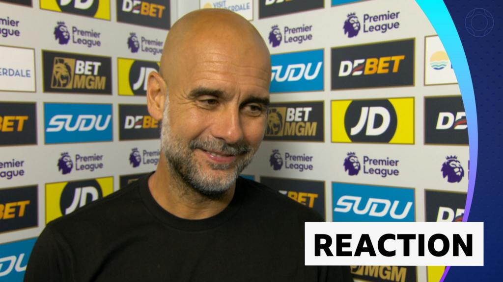 Guardiola excited by 'fresh energy' in Man City side