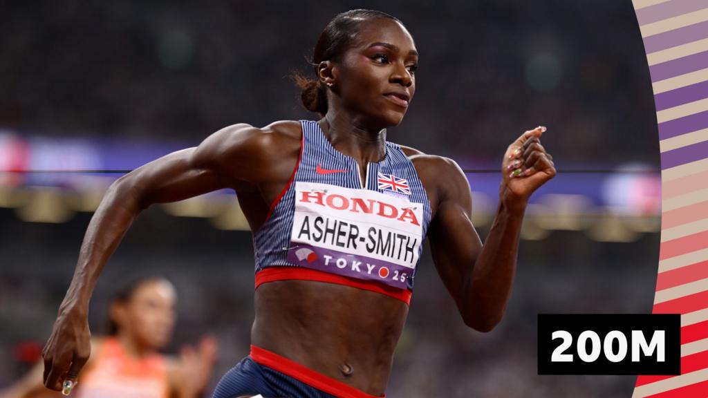 Asher-Smith, Neita and Hunt advance to 200m semi-finals