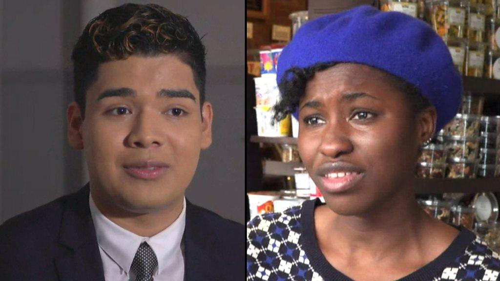 Two so-called "dreamers" during interview