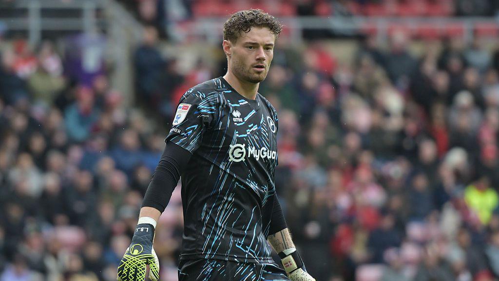 Lukas Jensen of Millwall FC plays during the Sky Bet Championship match between Sunderland and Millwall at the Stadium Of Light in Sunderland, England, on March 29, 2025. 