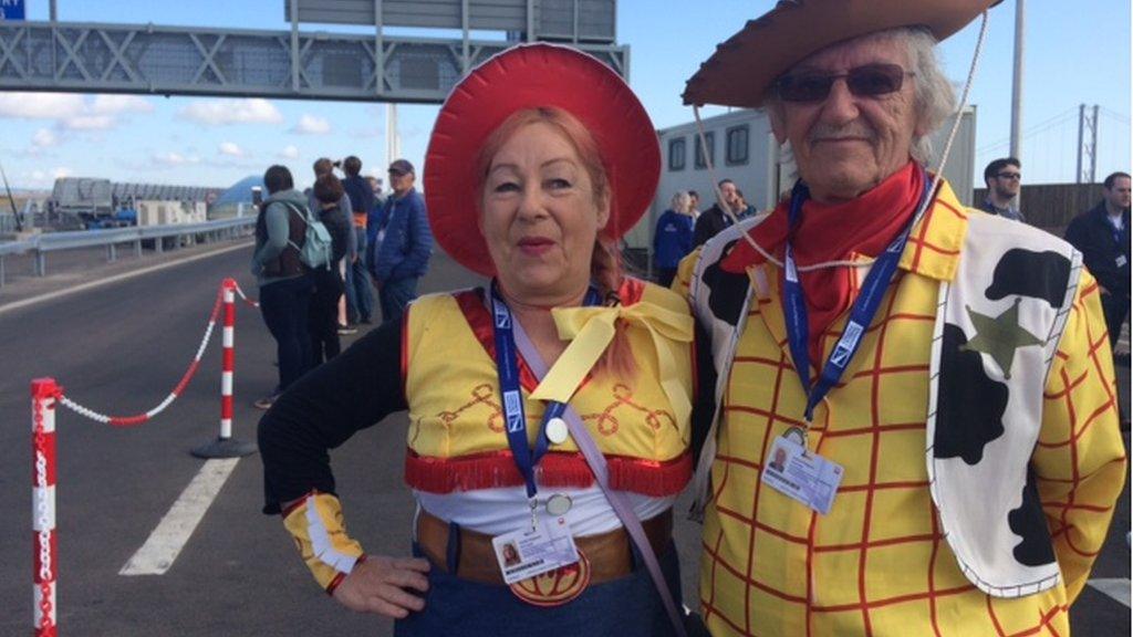 Graham and Cecelia Ferguson from Dalgety Bay