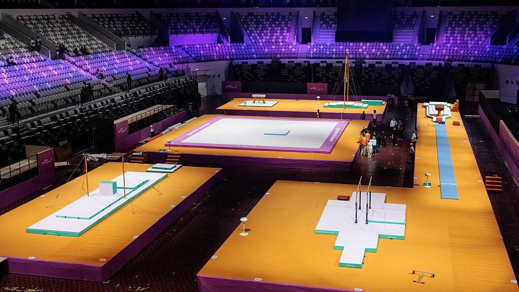 A general view shows Indonesia Arena 