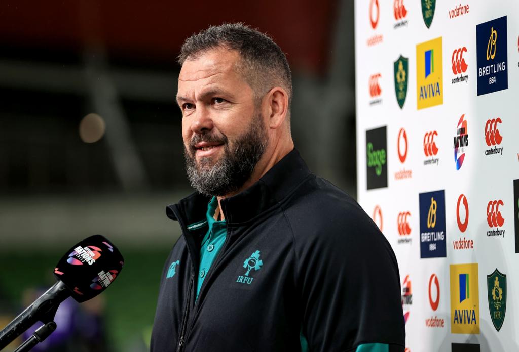 Ireland head coach Andy Farrell 