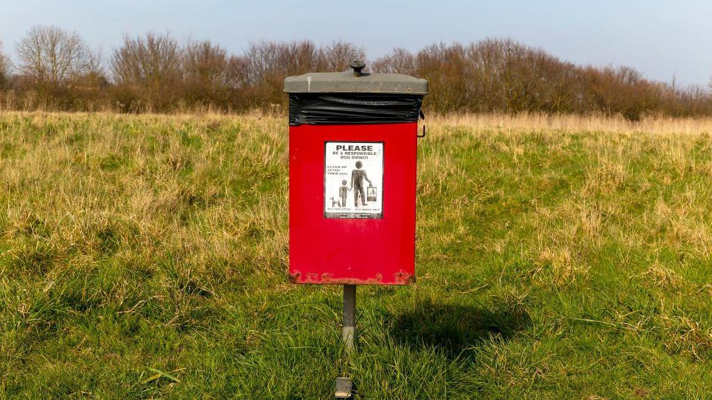 Dog poo bin