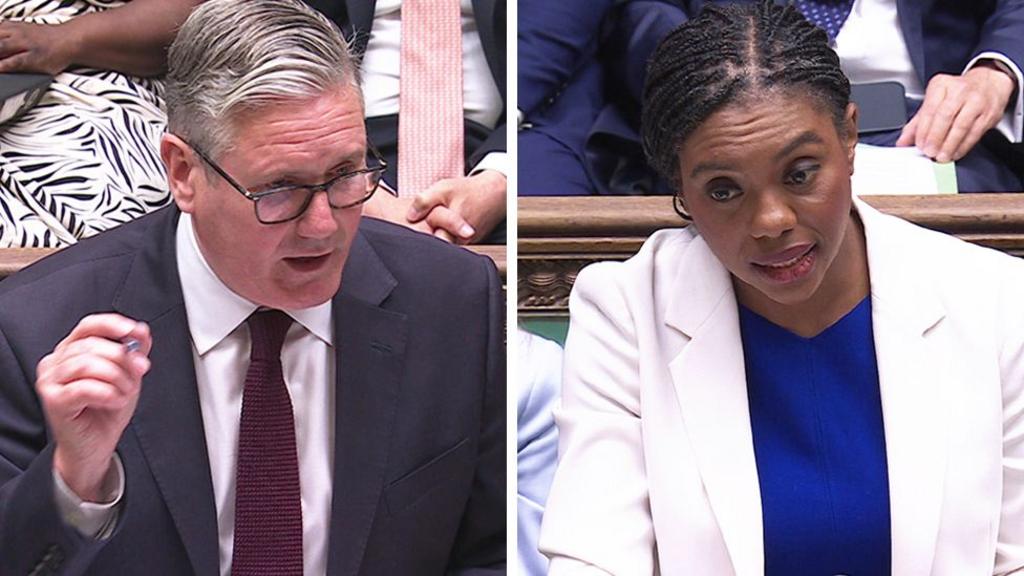 Starmer and Badenoch in the Commons
