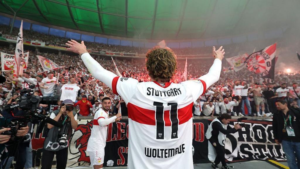 Stuttgart celebrate winning German Cup