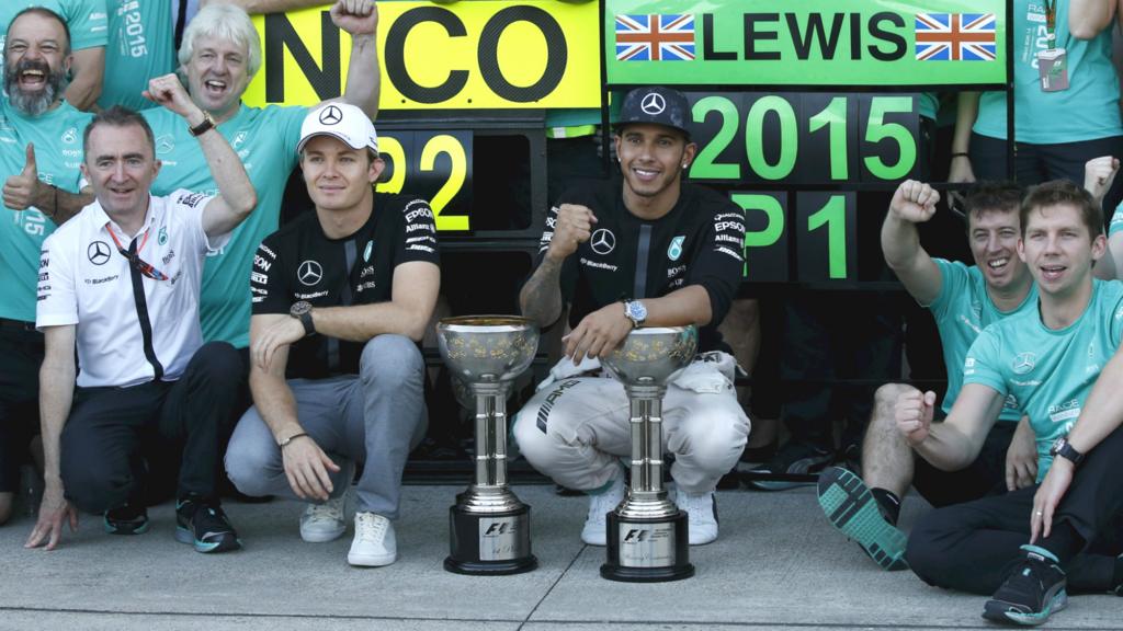 Rosberg and Hamilton