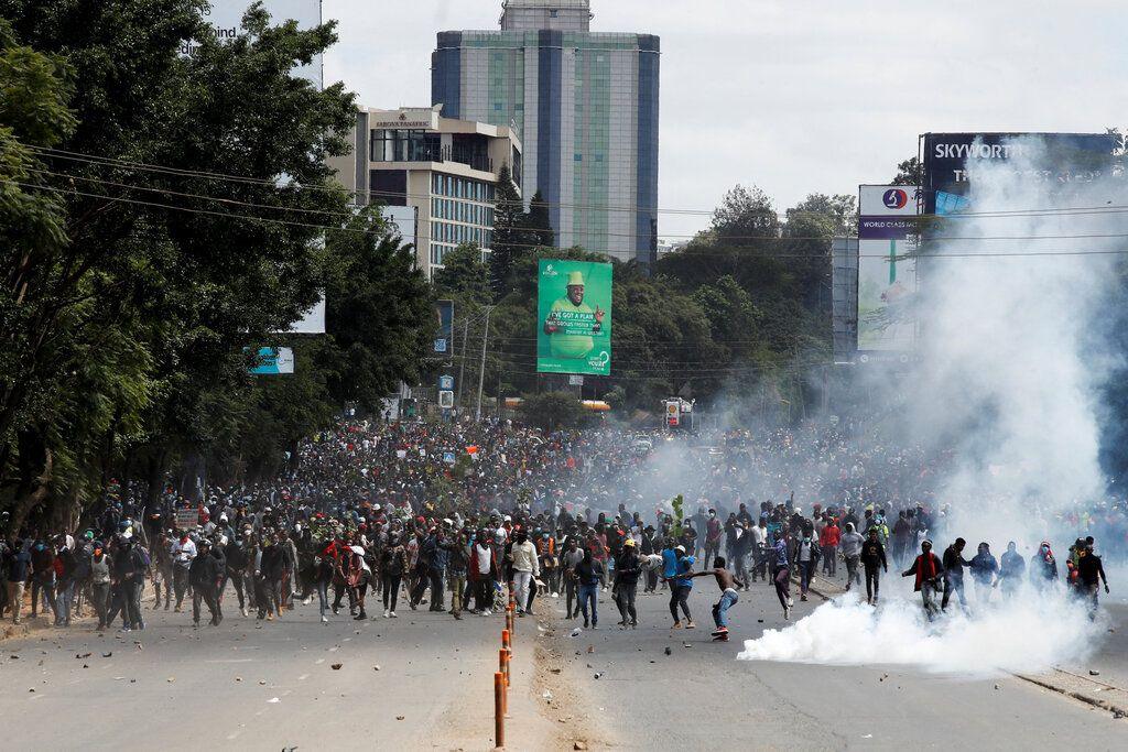 Thousands of protesters storm Kenya's Parliament in opposition to tax hikes.