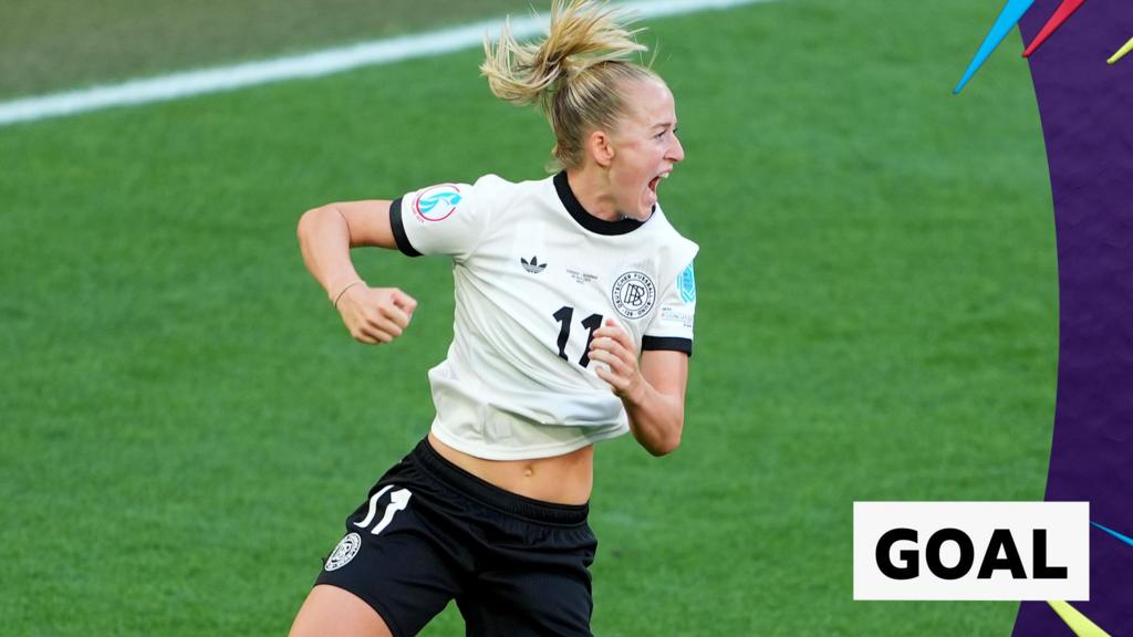 Germany take lead after bizarre incident in build-up