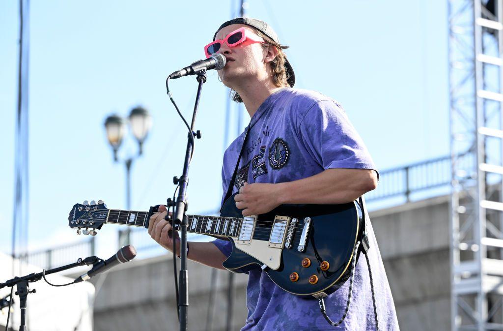 Mitch Cutts of Richy Mitch and the Coal Miners performs at Down In The Valley Festival on September 03, 2023 in Napa, California