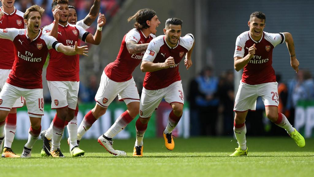 Arsenal win the Community Shield