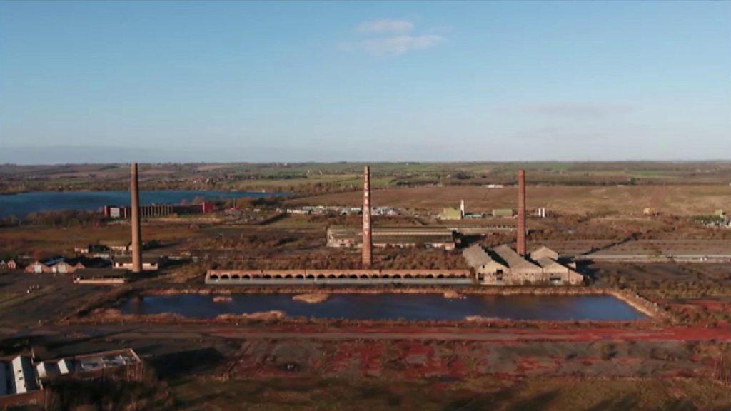 Stewartby chimneys