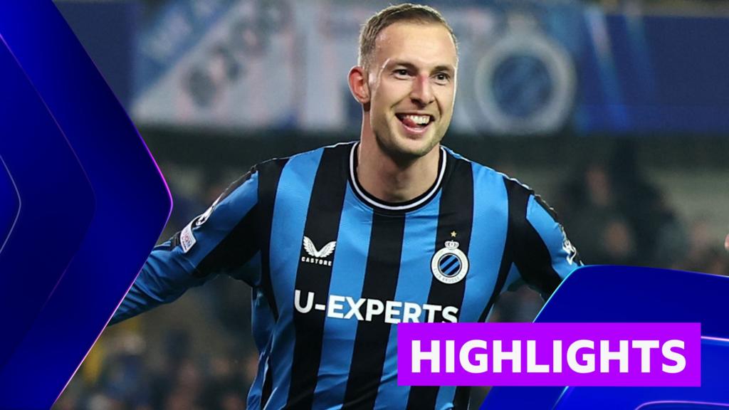 Controversial late penalty gives Club Brugge win over Atalanta