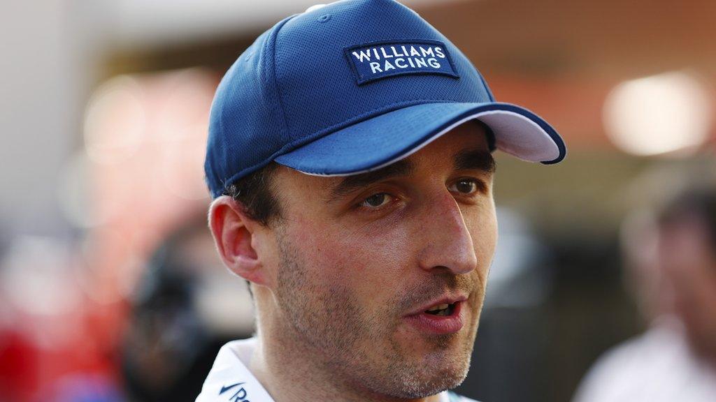 Williams F1 driver Robert Kubica