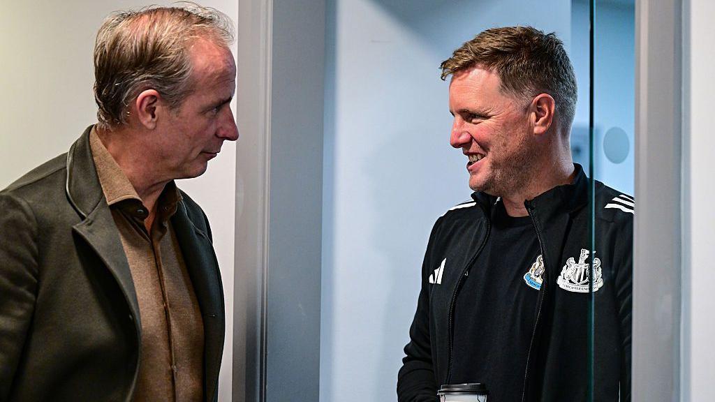 David Hopkinson and Eddie Howe