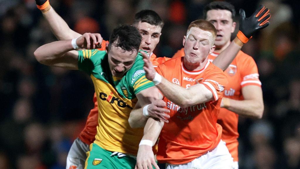 Armagh are facing Donegal at the Athletic Grounds