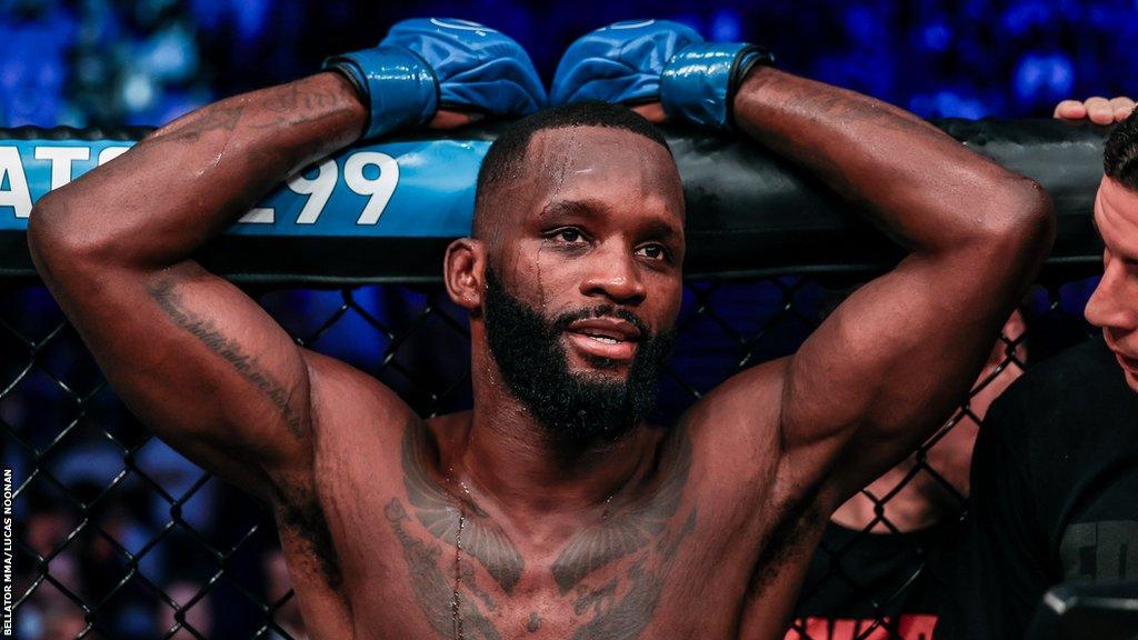 Fabian Edwards following defeat by Johnny Eblen in September