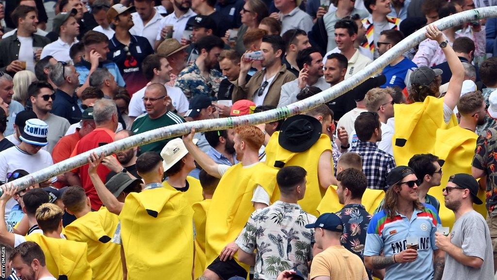 Beer snake at Edgbaston