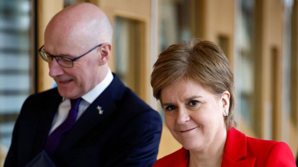 John Swinney and Nicola Sturgeon