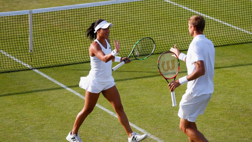 Heather Watson and Max Mirnyi