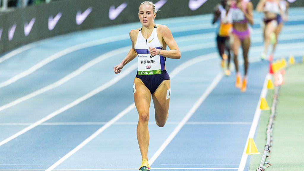 keely running in the race