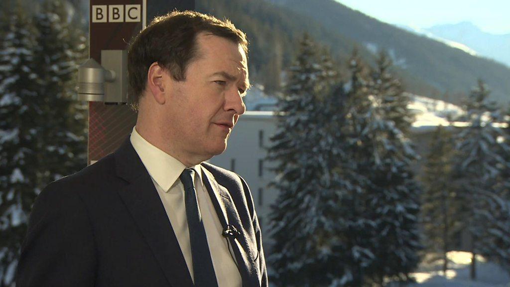 Don't play Russian Roulette with the economy - George Osborne