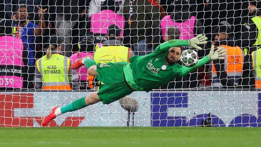 Gianluigi Donnarumma saved two Liverpool penalties