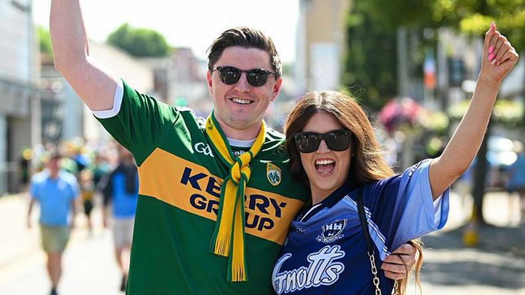 Kerry and Dublin fans