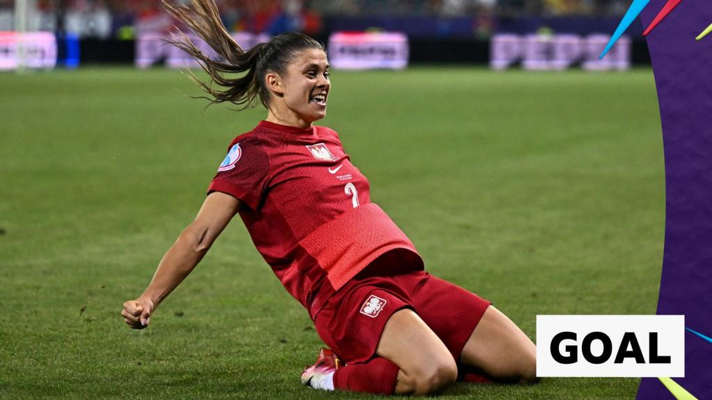 'Look at the celebrations!' Wiankowska restores Poland's two-goal lead