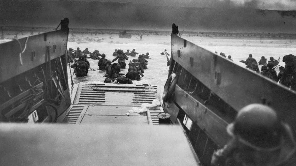 view from d-day landing craft