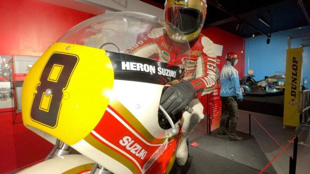 Mike Hailwood's suzuki motorcycle