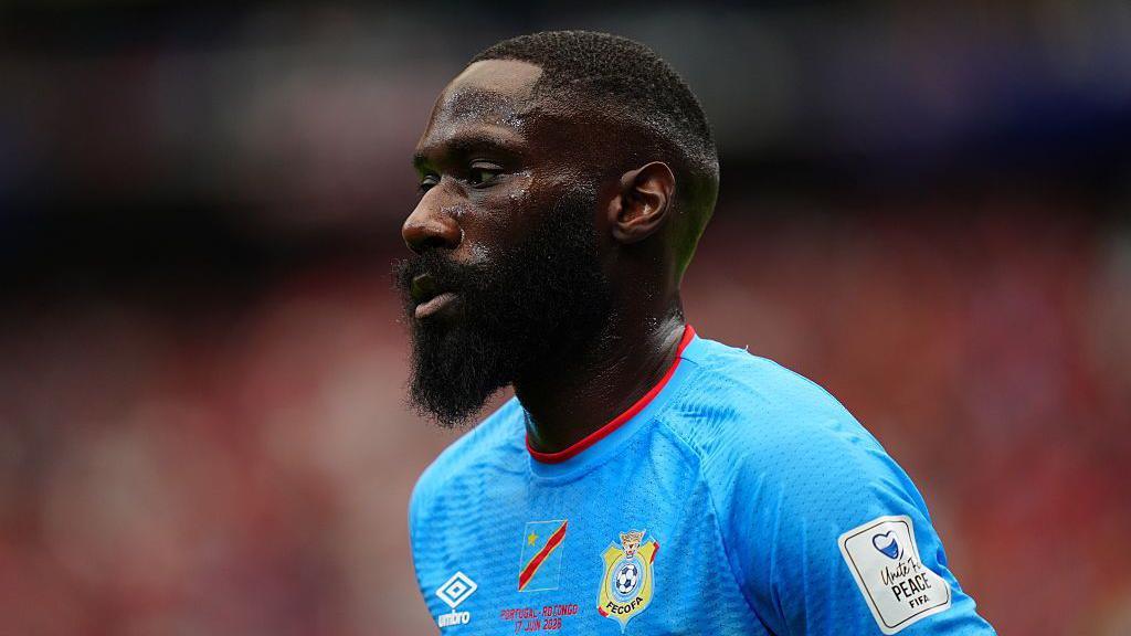 Arthur Masuaku of DR Congo in action