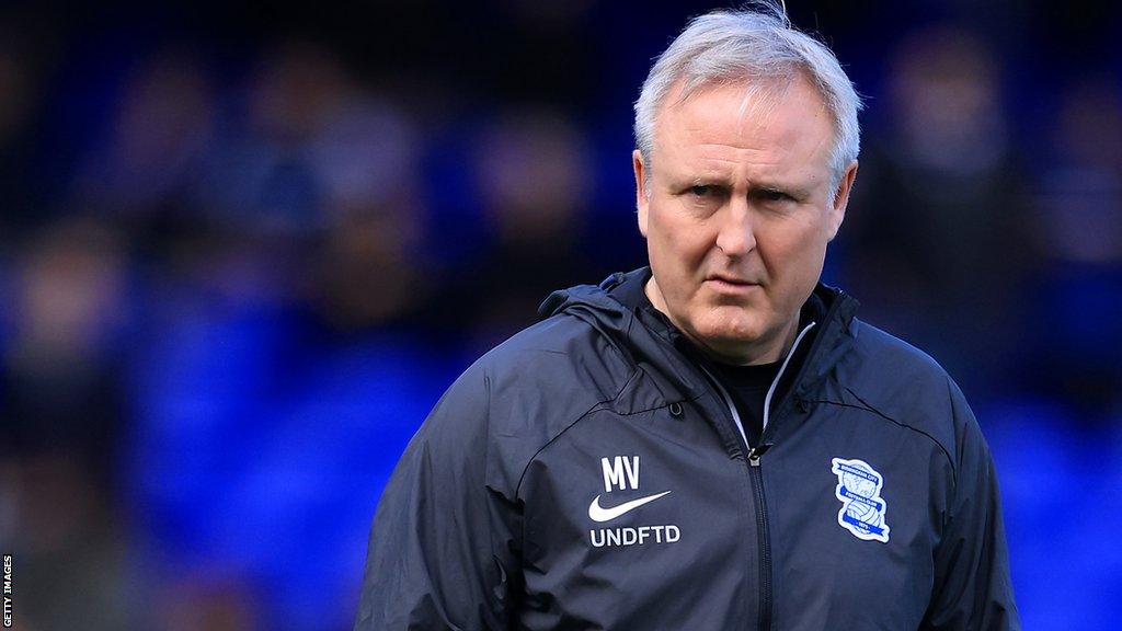 Birmingham City interim boss Mark Venus