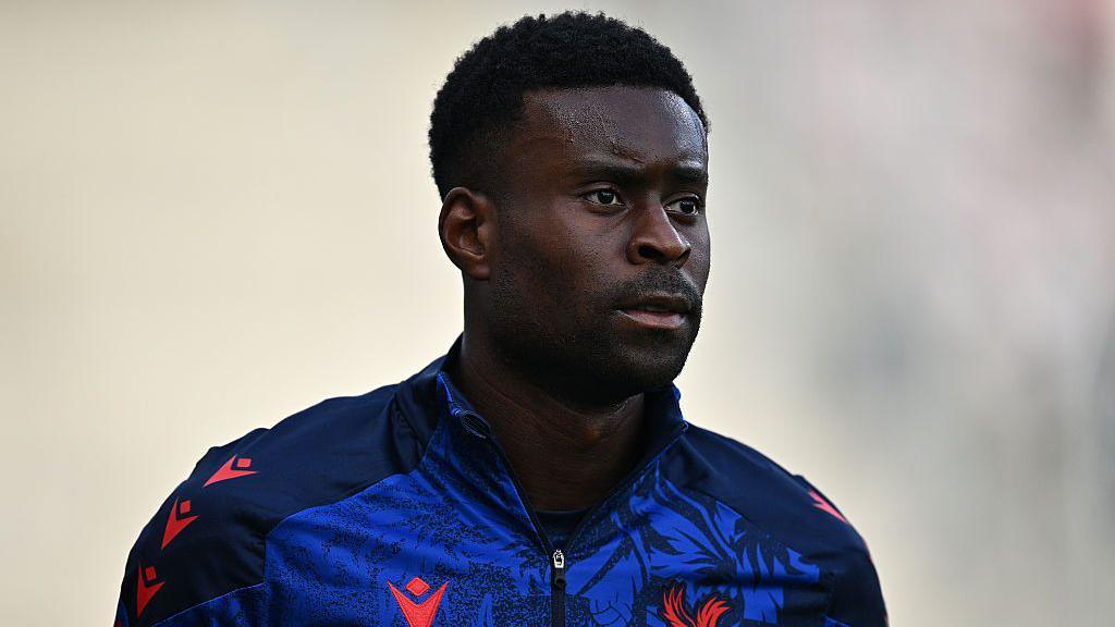 Close up of Marc Guehi in a training top