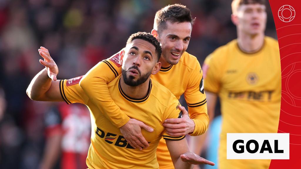 Piala FA: Matheus Cunha gol menarik level Wolves di Bournemouth