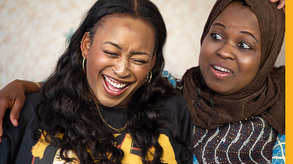 Lola and her Mum Habiba in conversation