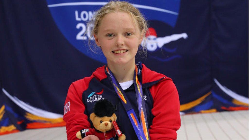 Para-swimmer Ellie Challis