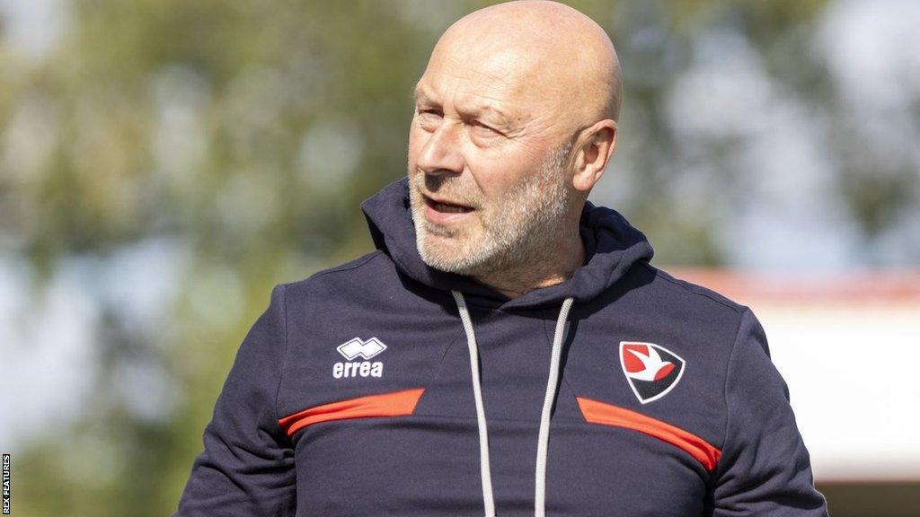 Kevin Russell before a match for Cheltenham in September