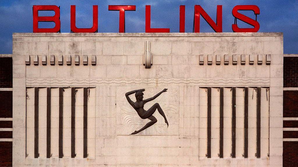 The entrance to Butlin's Holiday Camp In Skegness 1982