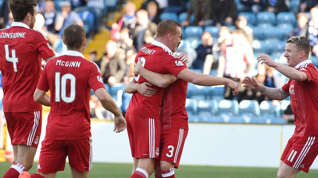 Aberdeen lead at Rugby Park