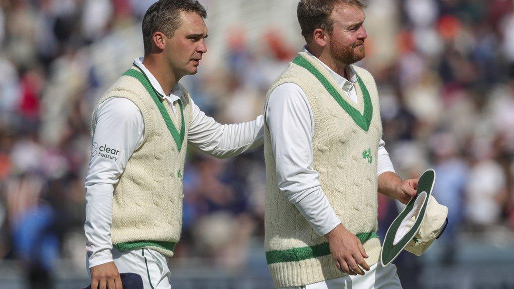 Ireland cricketers Andrew McBrine and Paul Stirling