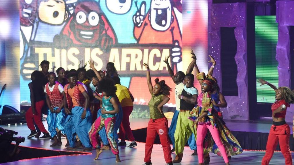 Dancers perform during the All Africa Music Awards (Afrima) ceremony, Lagos, Nigeria - Sunday 6 November 2016