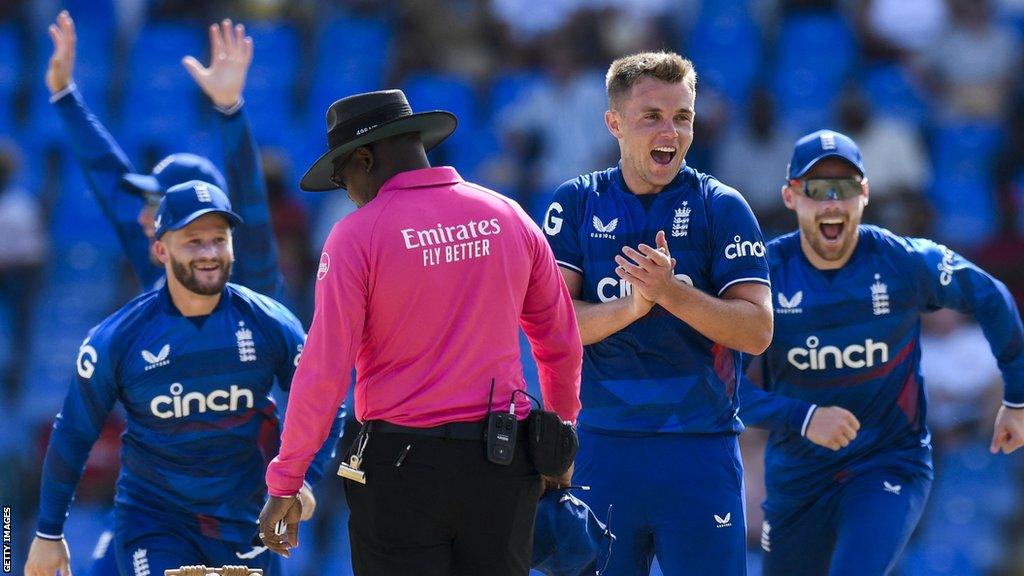 Sam Curran celebrates a wicket