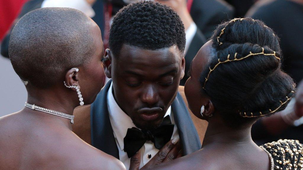 Danai Gurira, Daniel Kaluuya and Lupita Nyong'o