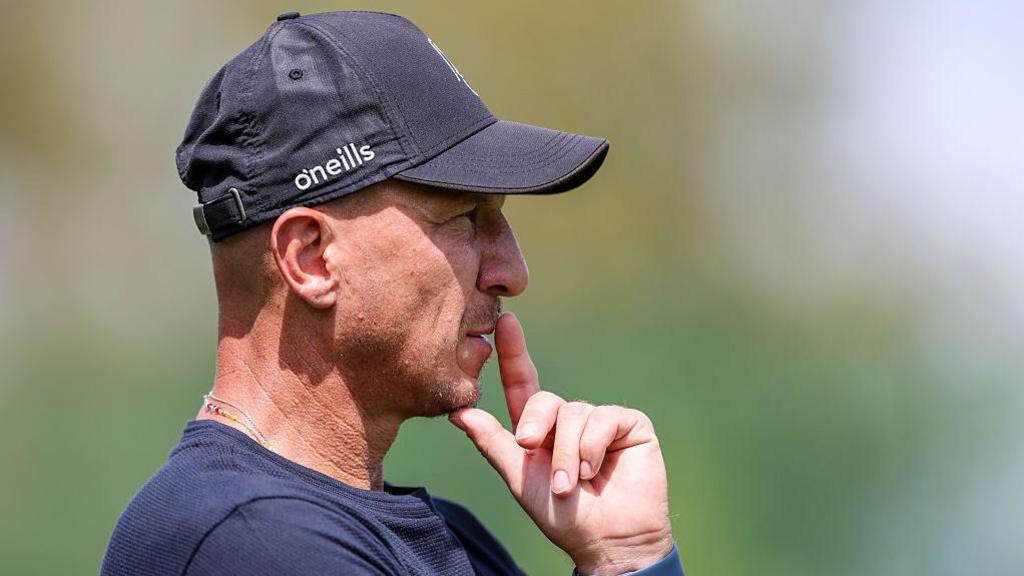 Bristol City head coach Gerhard Struber oversees training