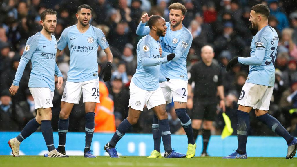 Man City celebrate