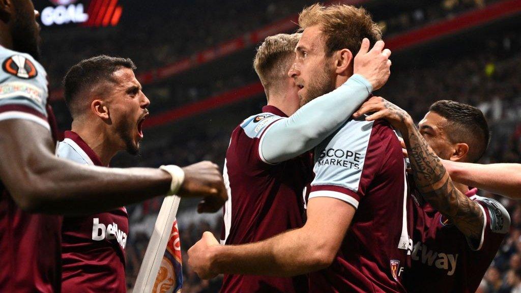 Craig Dawson scores for West Ham