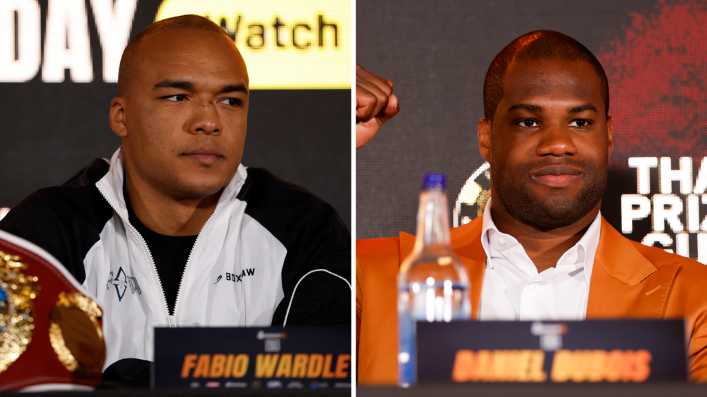 Split image of Fabio Wardley and Daniel Dubois 