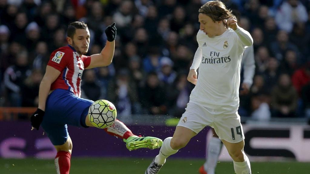 Luka Modric in action for Real Madrid