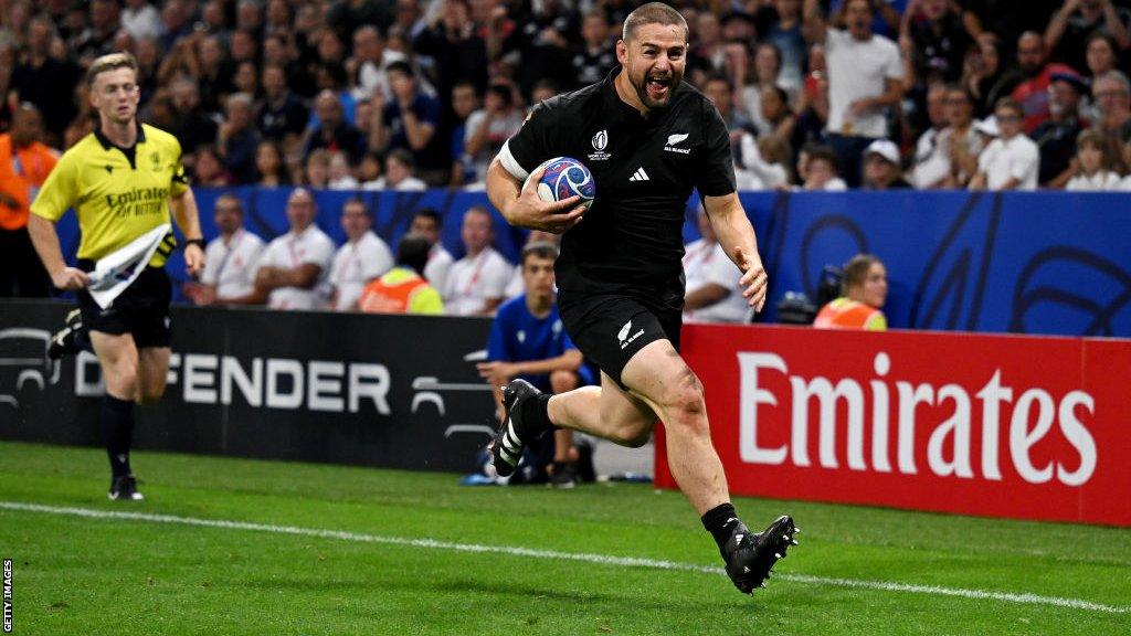 Dane Coles was allowed to run clear for New Zealand's 10th try after an hour